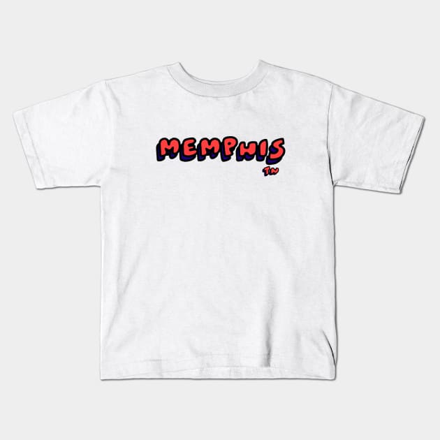 Memphis Kids T-Shirt by eddien